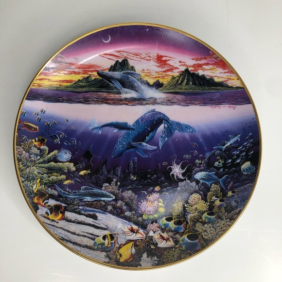 Danbury Mint Other - Underwater Paradise The Danbury Mint 8 1/8” Plate